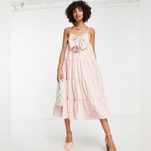 Sister Jane Kelsey Tiered Midi Cami Dress M